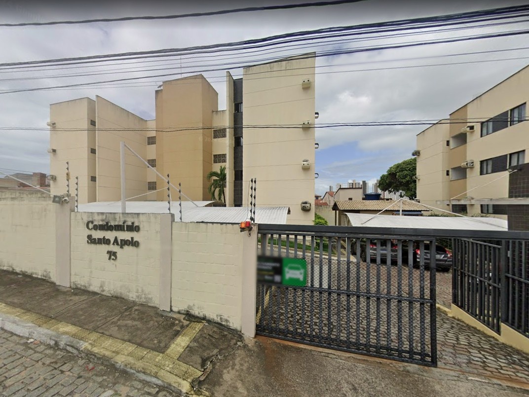 Apartamento em Natal, Bairro Dix-sept Rosado, Rua Santo Apolo, 75, Esquina C/ A Travessa Santo Apolo. Bairro Dix-sept Rosado, RN. Área: 56.52m2