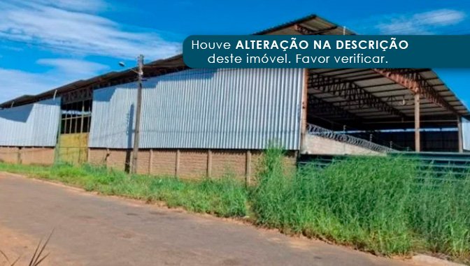 Galpão em Uruaçu, Nossa Senhora D'abadia, Rua 01, Rua Tupinambás E Rua Dos Carajás, Lts. 03, 04, 05 E 06 Da Qd. 06, Nossa Senhora D'abadia, GO. Área: 2369.4m2