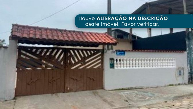 Casa em Itanhaém, Balneário Campos Elíseos, Rua Wanderly Da Cruz Abbasi, 870, Balneário Campos Elíseos, SP. Área: 75.63m2