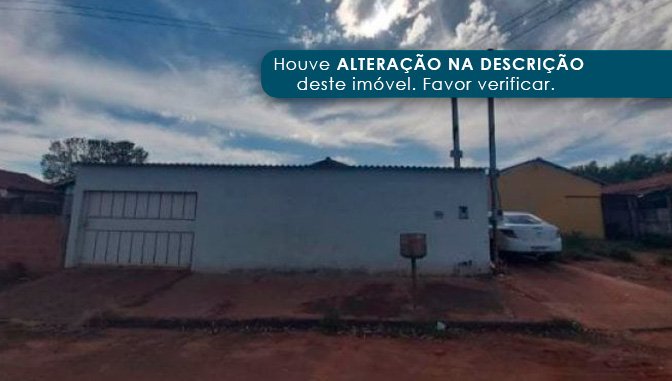 Casa em Quirinópolis, Parque Flamboyant, Rua 08, Lt. 06 Da Qd. 09, Parque Flamboyant, GO. Área: 129.05m2