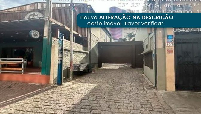 Casa - São Paulo/SP - Rua Padre Carvalho, 129, Pinheiros