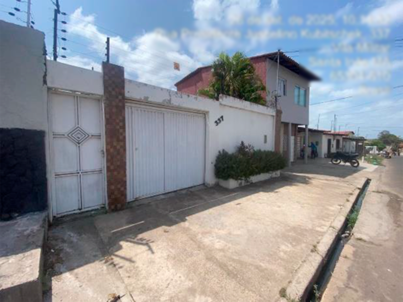 Casa em Santa Inês, Vila Militar, Rua Juscelino Kubitschek 337 Vila Militar, MA. Área: 101.38m2