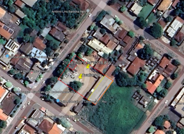 Galpão em Rio Brilhante, CENTRO, Rua Antonio Lino Barbosa Lote 10-a, Quadra 109 S/n Centro, MS. Área: 396m2