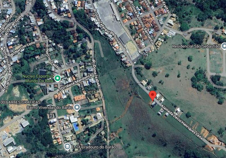 Terreno em São João Nepomuceno, Ottos Residencial, Alameda Décio Henriques Leite (consta No Ri Rua A) S/nº Ottos Residencial, MG. Área: 334.33m2