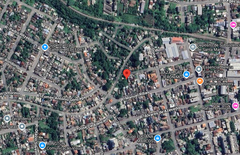 Terreno em Santa Maria, Nossa Senhora Do Rosário, Rua Bartolomeu De Gusmão S/n Nossa Senhora Do Rosário, RS. Área: 382.33m2