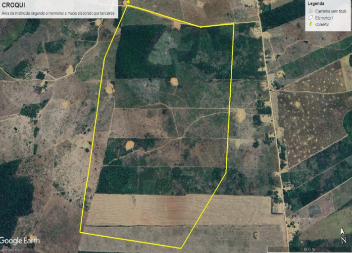 Imóvel rural em Paulo Ramos, Povoado Baixão Da Onça, Fazenda Pinheiro S/n Povoado Baixão Da Onça, MA. Área: nullm2