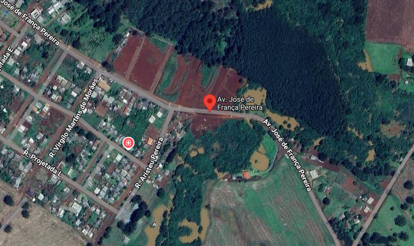Terreno em Santa Maria do Oeste, Santo Antonio, Rua José De França Pereira Lote 04-5c, Quadra 14, Loteamento Vila São João S/n Santo Antonio, PR. Área: 321.84m2