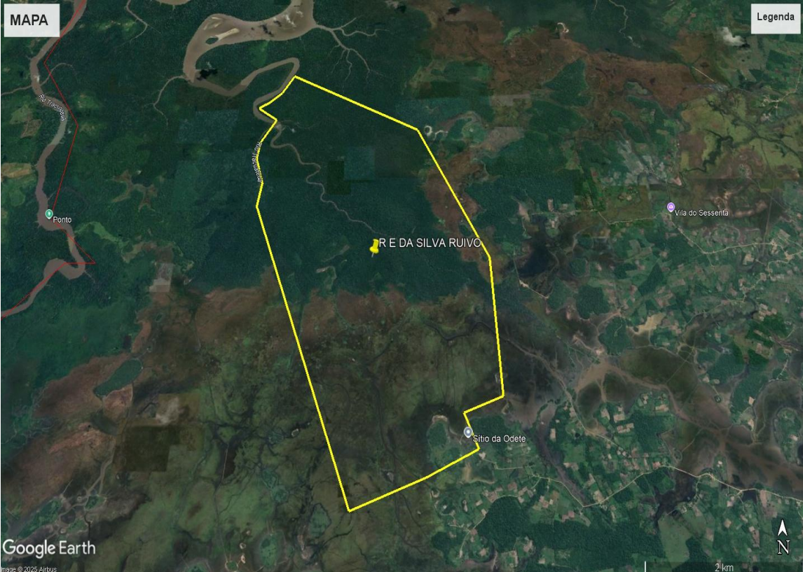 Imóvel rural em Bragança, Zona Rural, Lote Colonial Definitivo (colônia Traquateua) 096 Zona Rural, PA. Área: nullm2