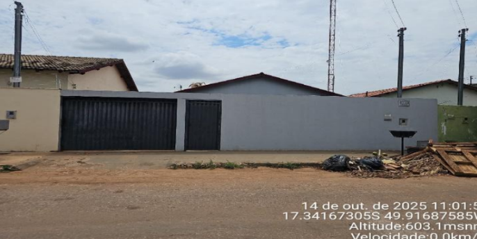 Casa em Edéia, Cibrazem, Rua Araponga (lote 40 Da Quadra A) S/n Cibrazem, GO. Área: 120m2