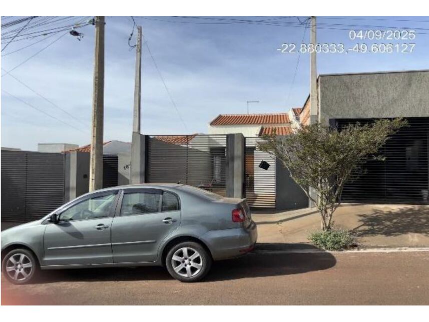 Casa em Santa Cruz do Rio Pardo, Jardim Mirian, Rua Antônio Celso Campideli Oliveira 156 - Casa (parte do Lote 16 da Quadra F) - Jardim Mirian, SP. Área: 50.6m2