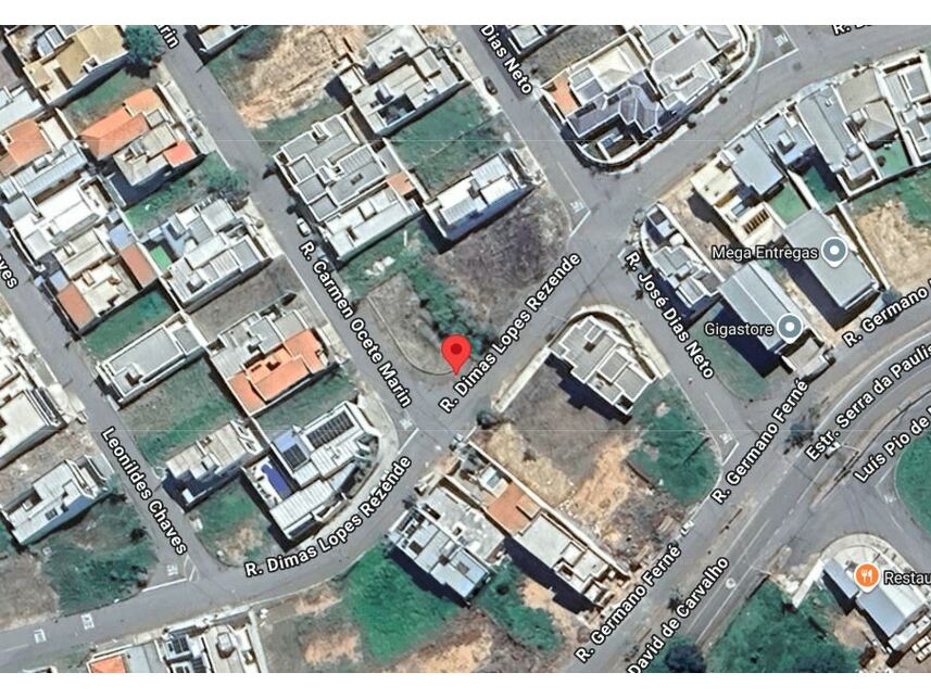 Terreno em São João da Boa Vista, Recanto Da Serra, Rua Dimas Lopes Rezende s/nº - Terreno (Lote 18 da Quadra I) - Recanto Da Serra, SP. Área: 256.89m2