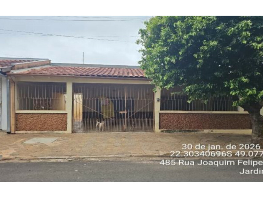 Casa - Bauru/SP - Rua Joaquim Felipe de Mello 4-99 - Casa (Lote nº 04 da Quadra 09).